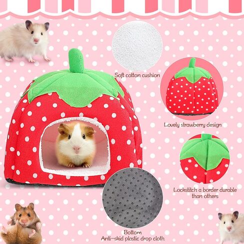 سرير دافئ للحيوانات الاليفة الصغيرة، سرير للحيوانات الاليفة الصغيرة والخنزير الهولندي، عش الهامستر والقنفذ والسنجاب والقنفذ والهيلا، ملحقات قفص الهامستر in Kuwait