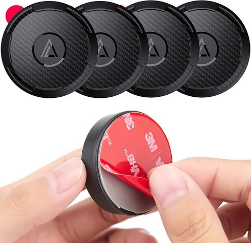 4 Pack IPX8 Waterproof AirTag Holder case with 3M Adhesive Sticker mount丨Ultra-Durable &Discreet 丨Compatible with Apple Airtag Stick Cover for Luggage Bike Remote Drone Camera Bag Hidden in Kuwait