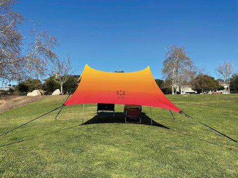 Neso Sidelines 1 واقي الشمس الرياضي متعدد الاستخدامات، زوايا وأعمدة حاصلة على براءة اختراع، أوتاد معاد تدويرها بنسبة 100%، 4.5 رطل in Kuwait