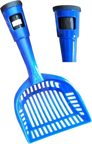 Pet Life ® Poopin-Scoopin Pet Pooper Scooper Waste Bags and Dog and Cat Litter Shovel - Features a Waste Bag Dispenser Built into The Handle in Saudi Arabia