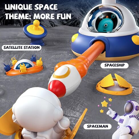 لعبة إطلاق النار على سفينة الفضاء، ألعاب إطلاق النار للأطفال، لعبة الضرب الخلد للأطفال الصغار مع تسجيل نقاط LCD، الضوء والصوت، ألعاب القصف التفاعلية للأولاد والبنات، للأطفال من سن 3 سنوات فما فوق in Kuwait