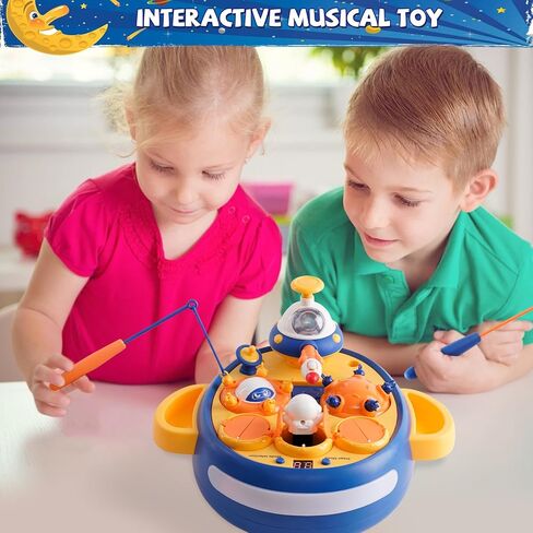 لعبة إطلاق النار على سفينة الفضاء، ألعاب إطلاق النار للأطفال، لعبة الضرب الخلد للأطفال الصغار مع تسجيل نقاط LCD، الضوء والصوت، ألعاب القصف التفاعلية للأولاد والبنات، للأطفال من سن 3 سنوات فما فوق in Kuwait