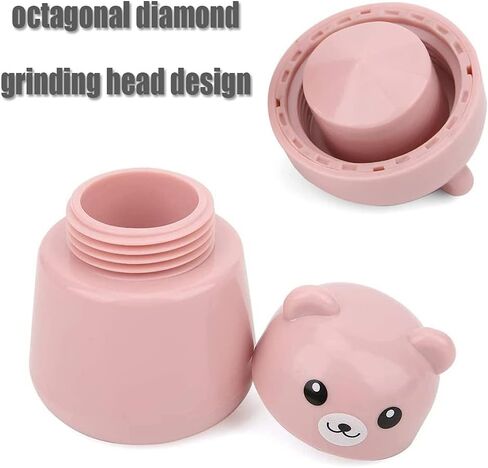 مجموعة واحدة من مطحنة حبوب الدواء، مطحنة حبوب الدواء، جهاز طحن الحبوب، نمط الدب لسحق الحبوب الصغيرة أو الكبيرة، أقراص الفيتامينات إلى المسحوق الناعم (وردي) in Kuwait