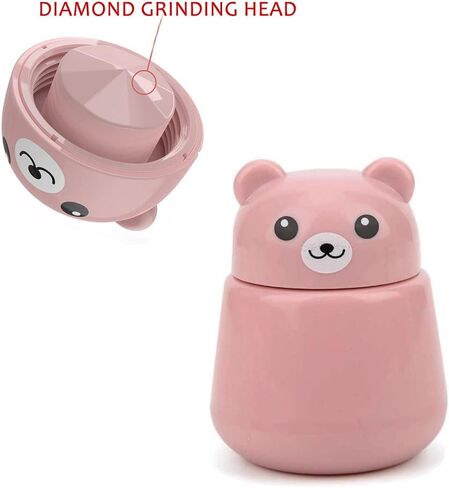 مجموعة واحدة من مطحنة حبوب الدواء، مطحنة حبوب الدواء، جهاز طحن الحبوب، نمط الدب لسحق الحبوب الصغيرة أو الكبيرة، أقراص الفيتامينات إلى المسحوق الناعم (وردي) in Kuwait