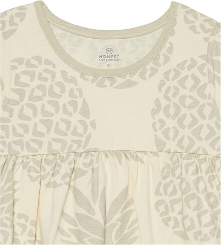 HonestBaby Baby, Toddler, and Little Girls' 100% Organic Cotton Puff Sleeve T-Shirts (10 Pack) in Saudi Arabia