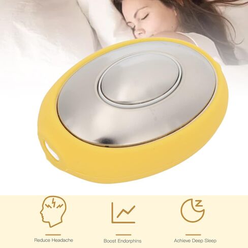 أداة النوم، جهاز مساعد النوم المحمول للقلق، 3 مستويات قابلة للتعديل، شحن USB، عمر بطارية طويل، جهاز مساعد النوم الذكي، جهاز صغير لتخفيف الأرق، جهاز تخفيف القلق لتحسين النوم العميق in Kuwait