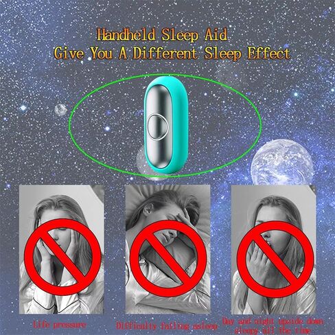 جهاز للمساعدة على النوم، اداة نوم محمولة، جهاز نوم لتحسين القلق اثناء النوم وتخفيف التوتر (ازرق) in Kuwait