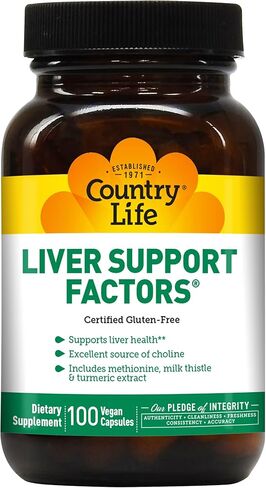 Country Life - Liver Support Factors 100 Vegan Caps Formerly Biochem Formula 57731 in Kuwait