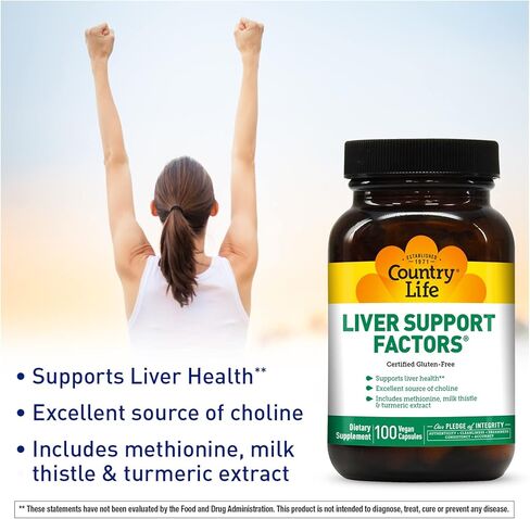 Country Life - Liver Support Factors 100 Vegan Caps Formerly Biochem Formula 57731 in Kuwait