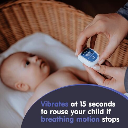 SNUZA PICO 2 New Model -Smart Sleep Monitor with Mobile App - Works Anywhere with or Without Your Phone to Track Breathing Motion, Body Position and Skin Temperature with Real-time alerts in Saudi Arabia