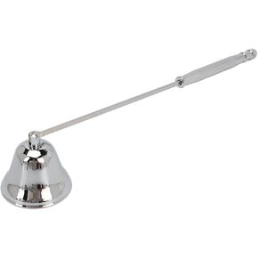 Candle Snuffer with Long Handle, Stainless Steel Candle Stopper, Lightweight Vintage Extinguisher for Candle Flame, Scented Candles (Black)