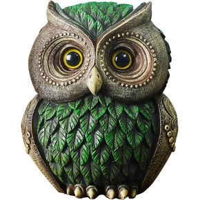 Owl Decor Home Décor Accents Small Decor Items for Shelf Owl Figurines Home Decor Owl Decorations for Home, Office, Gifts for Owl Lover (Blue)