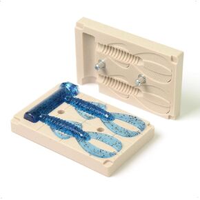 Soft Plastiс Molds Lure Making Injection Molds Fishing Lures Molds Rage Ned Bug 2.5'' Two Cavity in Saudi Arabia