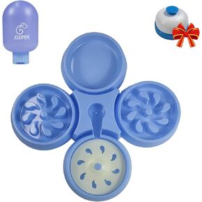 أوعية تغذية بطيئة للكلاب، وحدة تغذية أحجية للأكل البطيء مع عدم الانزلاق، وعاء تغذية بطيء أنيق للحيوانات الأليفة المتوسطة والقطط ومضادة للابتلاع، تغذية صحية باللون الأزرق من جوجوبيب in Kuwait