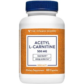 AcetylLCarnitine 500mg - يدعم وظيفة ذاكرة الدماغ الصحية، ويعزز إنتاج الطاقة - يقدم Carnipure™ أنقى أشكال LCarnitine (60 كبسولة) من فيتامين شوبي in Saudi Arabia