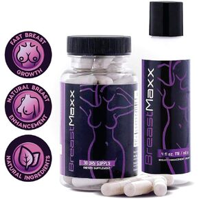 Breast Maxx Breast Enhancement Kit for Men and Women - Breast Enhancement Pills - Natural Breast Cream in Saudi Arabia