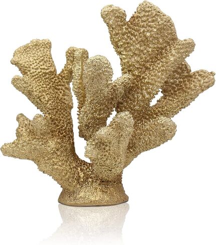 Blue Coral Decor Coral Reef Faux Artificial Coral Decor Resin Coral Statue Nautical Decor Tabletop Decoration Home Living Room Decor (7.8in Tall) in Saudi Arabia