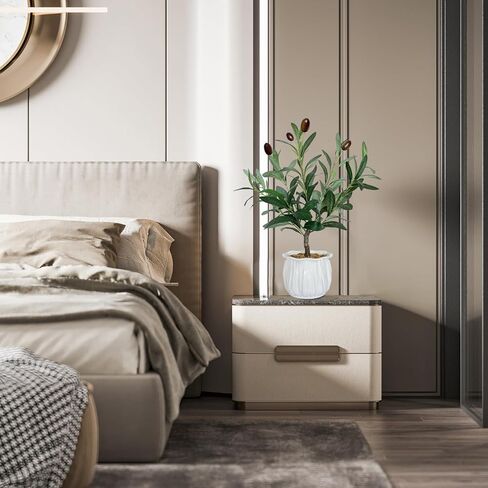 BESAMENATURE Artificial Olive Tree, Desktop Faux Fruit Tree for Home Office Decoration, 14" Tall in Kuwait