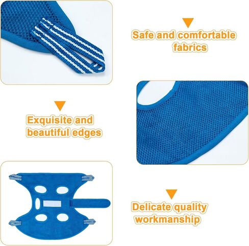 أرجوحة العناية بالحيوانات الأليفة من VCZONE للكلاب والقطط، أرجوحة ضبط النفس للكلاب مع مقص أظافر، مبرد أظافر، مشط البراغيث وفرشاة تساقط، حقيبة تقييد أرجوحة للكلاب والقطط الصغيرة والمتوسطة in Kuwait