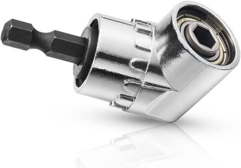 بييي محول حامل مقبس تمديد بزاوية 105 درجة، مثقاب بزاوية قائمة مع لقمة مثقاب مغناطيسية سداسية 1/4 انش 6 ملم سريعة التغيير in Kuwait