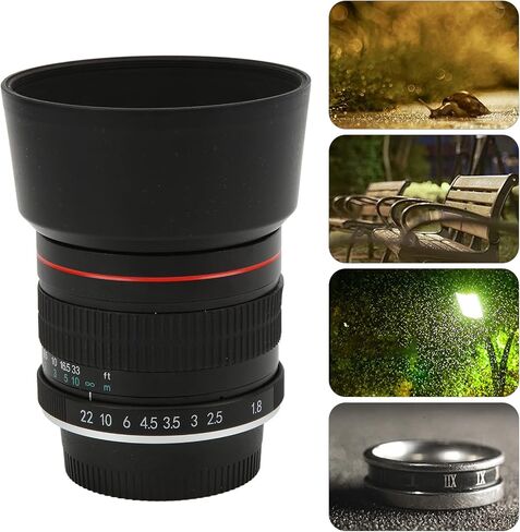 Nikon d3400 telephoto Lens auto Focus Lens for Nikon Camera Lens 85mm F1.8 Large Aperture Full Frame Manual Focus Portrait Prime Lens AI Mount for Nikon in Saudi Arabia