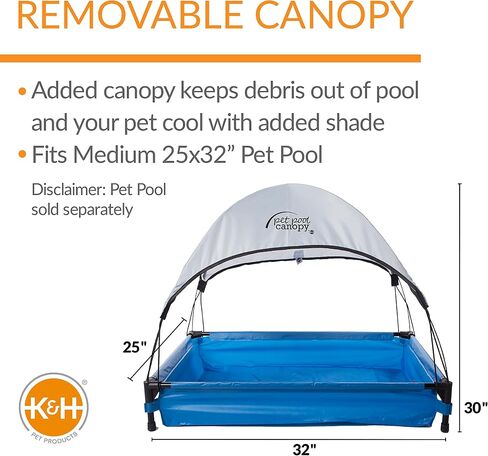 K&H Dog Pool, Portable Pet Bath, X-Large 50x32in, Chill Blue in Saudi Arabia