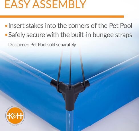 K&H Dog Pool, Portable Pet Bath, X-Large 50x32in, Chill Blue in Saudi Arabia