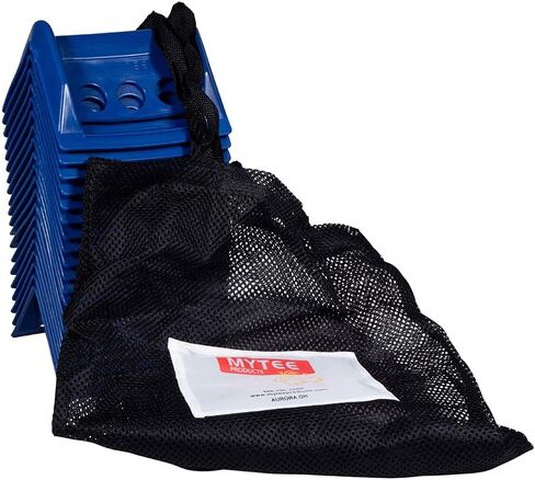 Mytee Products 20 Pack 4" Edge Protectors for Flatbed Trucks with Carrying Case - Ratchet Strap Corner Protectors Fits 2" 3" & 4" Winch Strap - Cargo Load Corner Guards for Tie-Down Accessories in Saudi Arabia