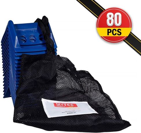 Mytee Products 20 Pack 4" Edge Protectors for Flatbed Trucks with Carrying Case - Ratchet Strap Corner Protectors Fits 2" 3" & 4" Winch Strap - Cargo Load Corner Guards for Tie-Down Accessories in Saudi Arabia