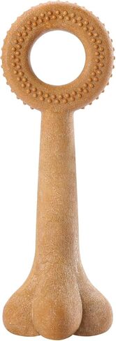 ألعاب مضغ للكلاب من تيكاتون للمضغ العدواني، لعبة حلقة تسنين متينة مصنوعة من مركبات بلاستيكية خشبية، ألعاب قوية للكلاب للسلالات المتوسطة والكبيرة in Kuwait