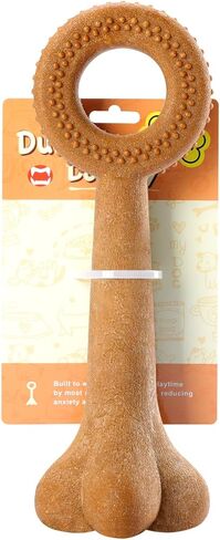 ألعاب مضغ للكلاب من تيكاتون للمضغ العدواني، لعبة حلقة تسنين متينة مصنوعة من مركبات بلاستيكية خشبية، ألعاب قوية للكلاب للسلالات المتوسطة والكبيرة in Kuwait