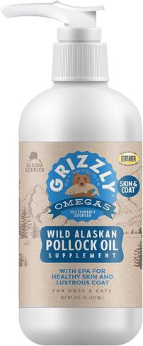 Grizzly Pollock Oil Supplement for Dogs, 32-Ounce in Saudi Arabia