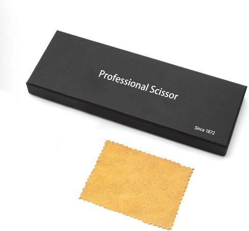 مقص العناية بالحيوانات الأليفة ذو المنحني إلى الأسفل مقاس 7.5 بوصة من بيربل دراجون - مقصات قطع الكلاب - مقصات شعر ترقق الحيوانات البالغة لمربية الحيوانات الأليفة أو العائلة DIY in Kuwait