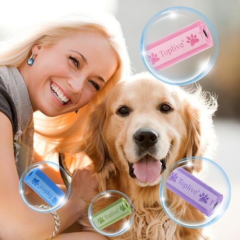 Toplive Dog Waste Bags, Poop Bags for Dog, Extra Thick Strong Leak-Proof Doggy Bags 16 Rolls (240 Bags), Black in Kuwait