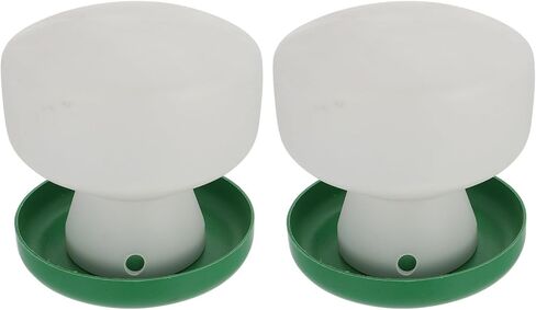 Mipcase 2 قطعة تغذية الطيور التلقائي تغذية الطيور البلاستيك قفص الطيور المغذية الببغاء المغذية قفص اكسسوارات ل كوكاتيل ببغاء in Saudi Arabia