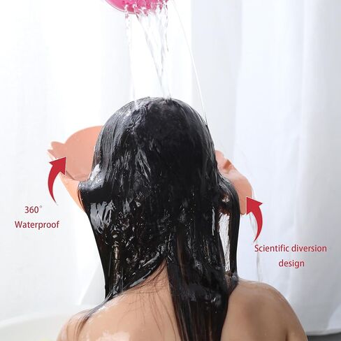 Baby Shower Cap Shield, Shower Cap for Kids, Visor Hat for Eye and Ear Protection for 0-9 Years Old Children,Cute whale shape Makes the Baby Bath More Fun (Orange) in Kuwait