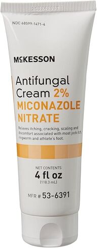 McKesson Antifungal Cream, 2% Miconazole Nitrate, Relives Jock Itch, Ringworm and Athlete Foot, 4 oz, 4 Count in Saudi Arabia