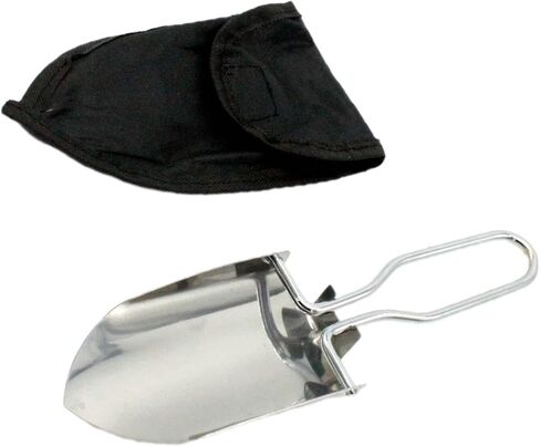 معاول LSTCPGLAI للحفر، مجرفة قابلة للطي محمولة مع حقيبة حمل، مجرفة للتخييم، مجرفة بقاء متعددة الوظائف للتخييم والمشي لمسافات طويلة والرحلات in Kuwait