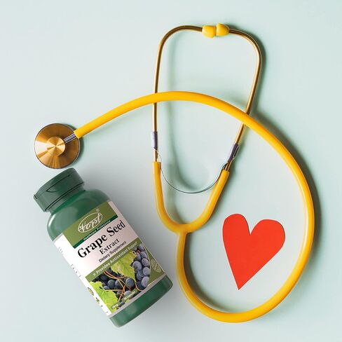 مستخلص بذور العنب من فورست 100 ملجم، 90 كبسولة، مكمل مضاد للأكسدة من سيميلا دي أوفا، يدعم صحة القلب والأوعية الدموية والدورة الدموية، والوظيفة الإدراكية، ودعم المناعة، والعناية بالبشرة... in Kuwait