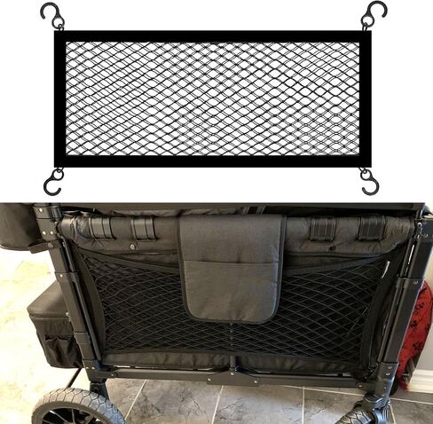 Stroller Wagon Cargo Net Compatible with WONDERFOLD All W-Series Models Heavy Duty Baby Stroller Organizer Mesh Cargo Net for Extra Storage Space Large Storage Capacity in Kuwait