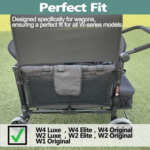 Stroller Wagon Cargo Net Compatible with WONDERFOLD All W-Series Models Heavy Duty Baby Stroller Organizer Mesh Cargo Net for Extra Storage Space Large Storage Capacity in Kuwait