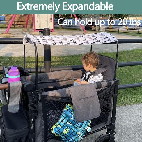Stroller Wagon Cargo Net Compatible with WONDERFOLD All W-Series Models Heavy Duty Baby Stroller Organizer Mesh Cargo Net for Extra Storage Space Large Storage Capacity in Kuwait