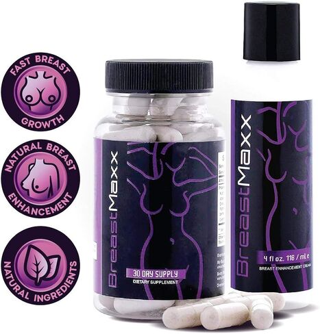 Breast Maxx Breast Enhancement Kit for Men and Women - Breast Enhancement Pills - Natural Breast Cream in Saudi Arabia