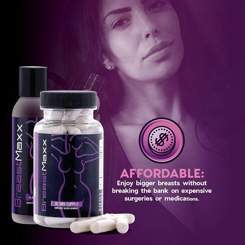 Breast Maxx Breast Enhancement Kit for Men and Women - Breast Enhancement Pills - Natural Breast Cream in Saudi Arabia