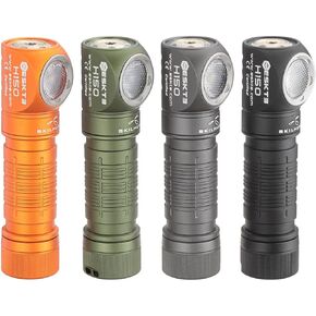 ESKTE H150 EDC محمول مدمج USB شحن مغناطيسي LED مصباح أمامي قابل لإعادة الشحن للتخييم والجري والمشي لمسافات طويلة (رمادي، أبيض محايد 519A High CRI) in Kuwait