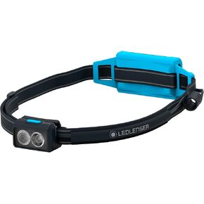 Ledlenser NEO5R LED headlamp Jogging, 600 lumens, Running lamp, Rechargeable, red Rear Light, Reflective Headband, Chest Strap, lamp Head swivelling (White)