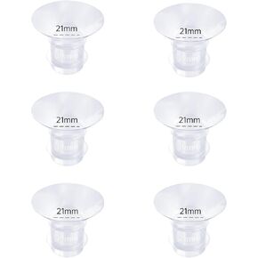 6pcs Flange Insert 15mm,Compatible with Momcozy S12/S12pro/S9/S9pro/TSRETE/Spectra/Medela 24mm Breast Pump Shields/Flanges,Reduce 24mm Nipple Tunnel Down to 15mm