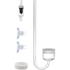 Acrylic CO2 Diffuser with Integrated Bubble Counter for Aquarium Plants (L) in Saudi Arabia