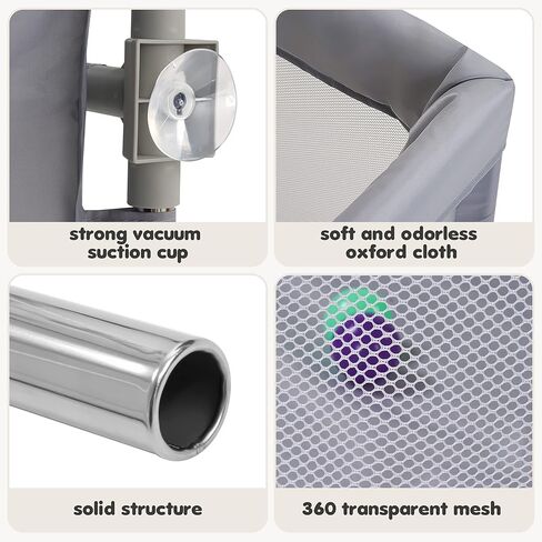 روضة أطفال كبيرة جدًا مقاس 79 بوصة × 71 بوصة للأطفال الرضع والأطفال الصغار مع شبكة قابلة للتنفس وبوابة أطفال وساحات لعب للأطفال ومركز أنشطة للأطفال ومنطقة لعب سياج للأطفال وأثاث حضانة in Kuwait