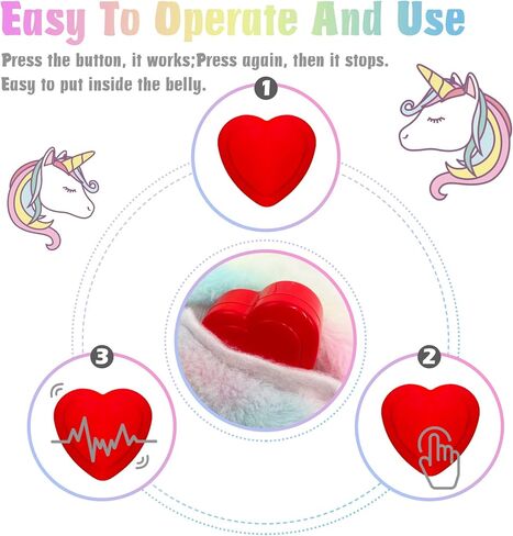 Lepawit Heartbeat Puppy Toy Platypus Pillow Pet Toy with Calming Lavender Scented for Puppy Sleep Aid and Anxiety Relief Squeaky Dog Toys for Puppy and Small Dogs in Kuwait